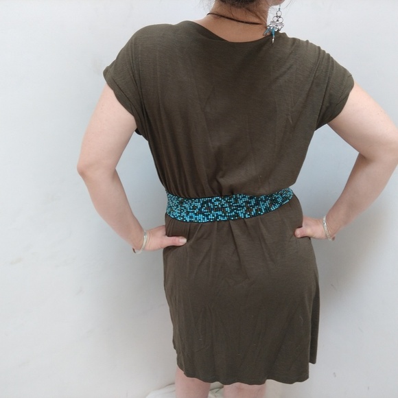 H&M Basic Elastic Waist Midi Dress - Picture 4 of 7
